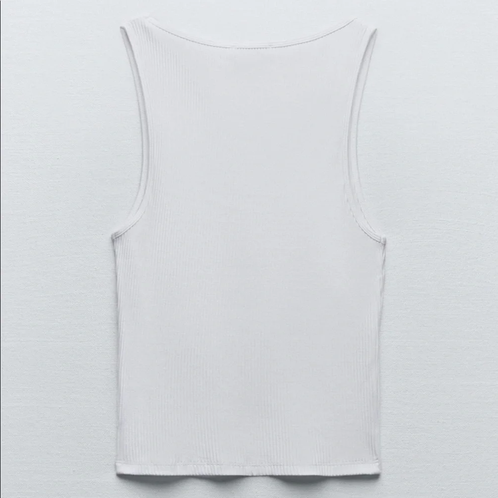 ZARA Ribbed Tank - Picture 4 of 5